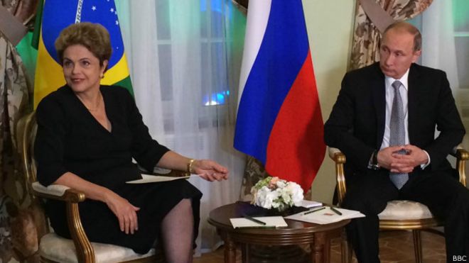 Em crise, Dilma e Putin priorizam economia e deixam política de lado em reunião