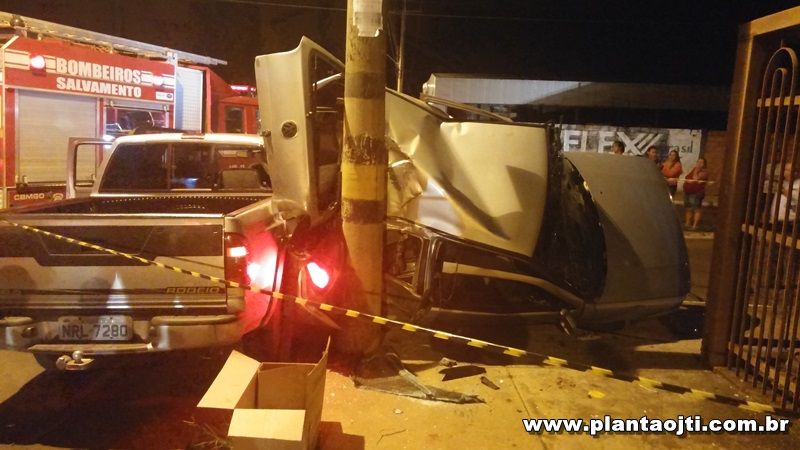Acidente assustador é registrado no setor Jardim Rio Claro, em Jataí GO
