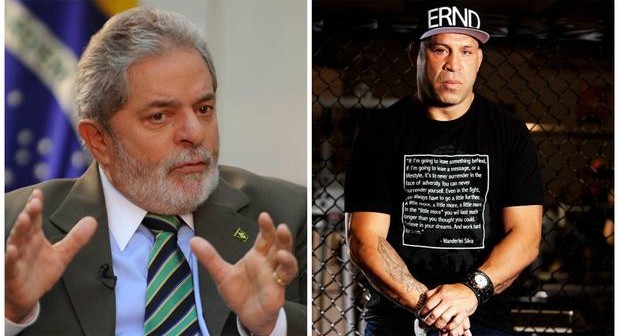 Lula rebate crítica de Wanderlei Silva no facebook