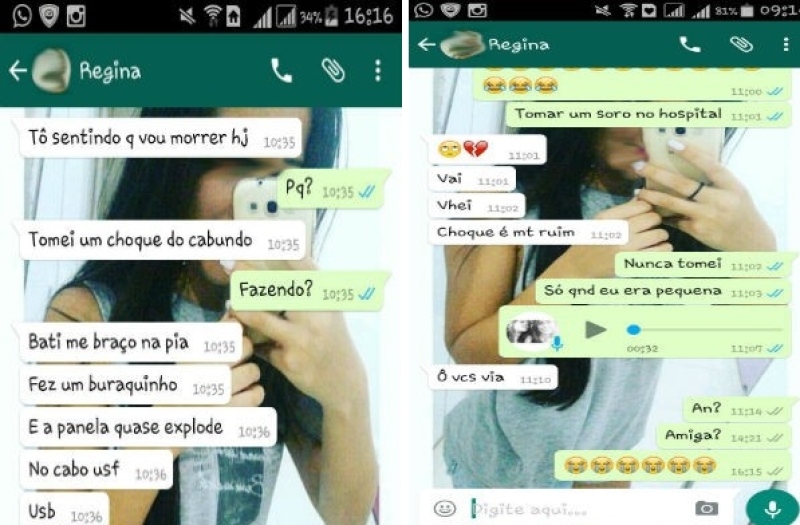 Em conversa com amiga no WhatsApp, jovem previu que ia morrer